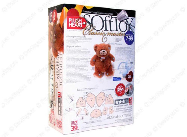 Набор для шитья игрушки «Медведь Топтыгин» — картинка 3