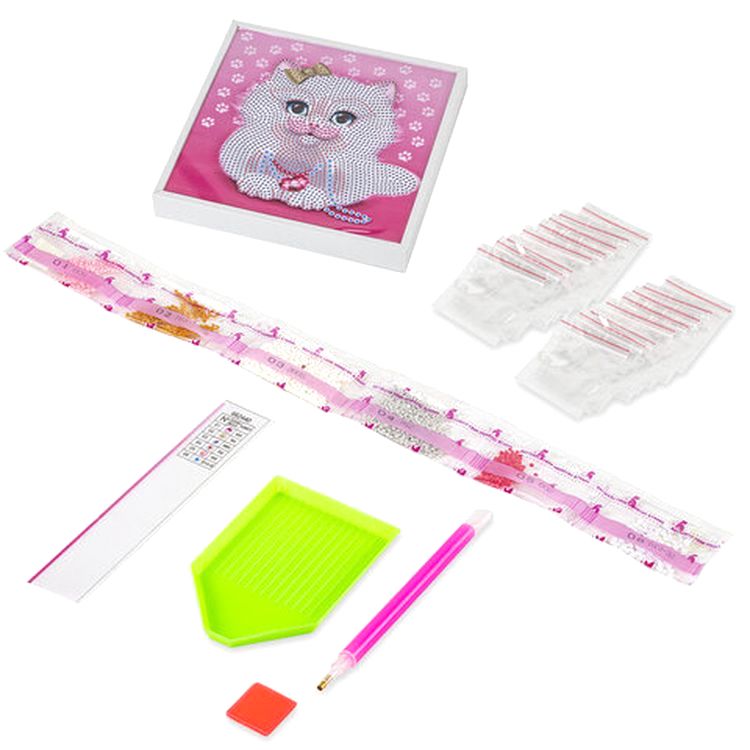 Алмазная вышивка «Котёнок» — картинка 2