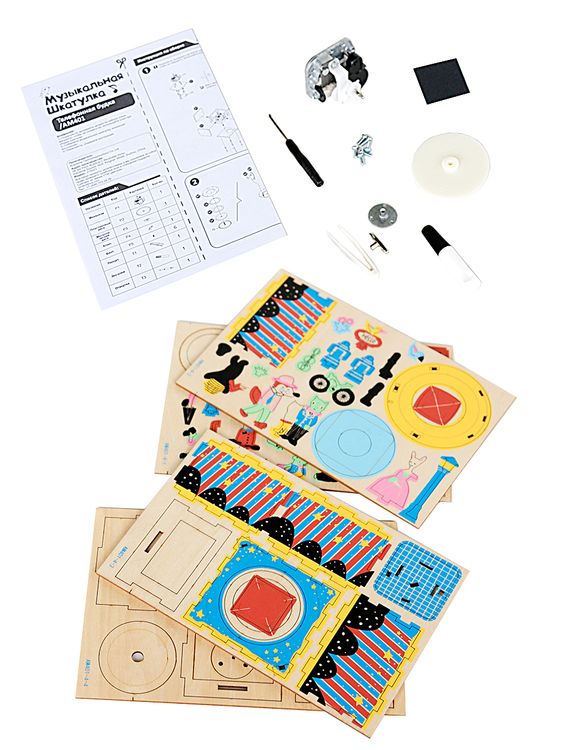 3D-пазл Телефонная будка (музыкальная карусель) — картинка 6