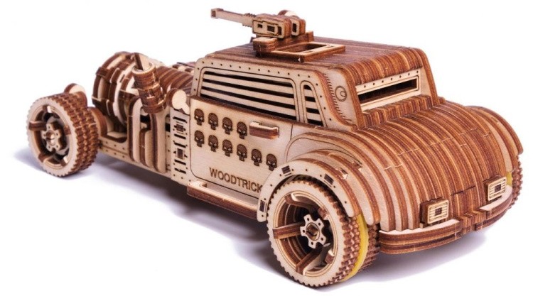 Сборная модель Машина Апокалипсис (Родстер), 280 элементов, Wood Trick — картинка 3