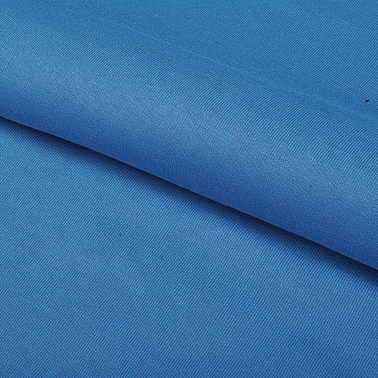 Ткань трикотаж Футер 2х нитка, начес, с лайкрой, 6 м, ширина 200 см, цвет: голубика, TBY — картинка 2