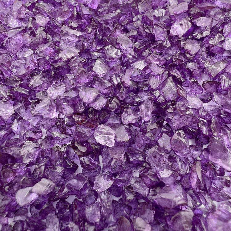 Стеклянная крошка фиолетовая, 100 г — картинка 2