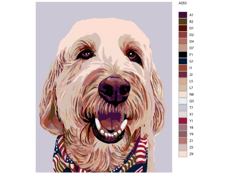 Картина по номерам «Фараон» — картинка 2