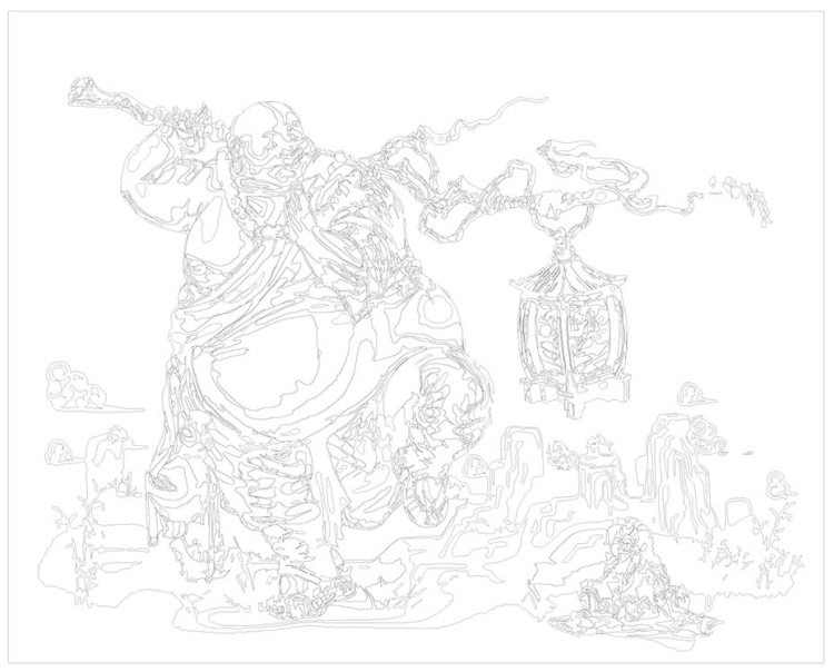 Картина по номерам «Танцующий монах» — картинка 3