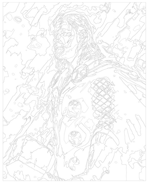 Картина по номерам «Марвел Marvel: Бог грома Тор» — картинка 3