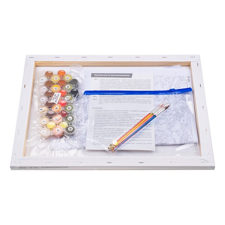 Картина по номерам «Золотой август» — картинка 3