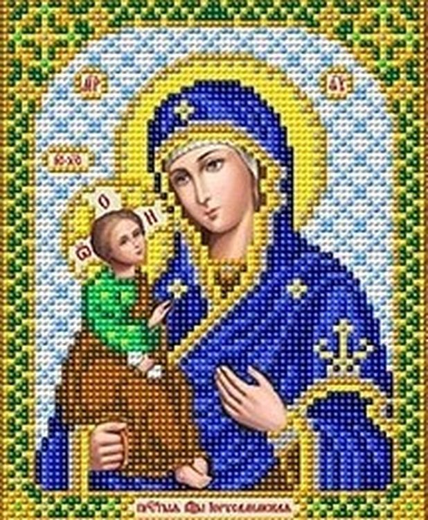 Рисунок на ткани «Богородица Иерусалимская»