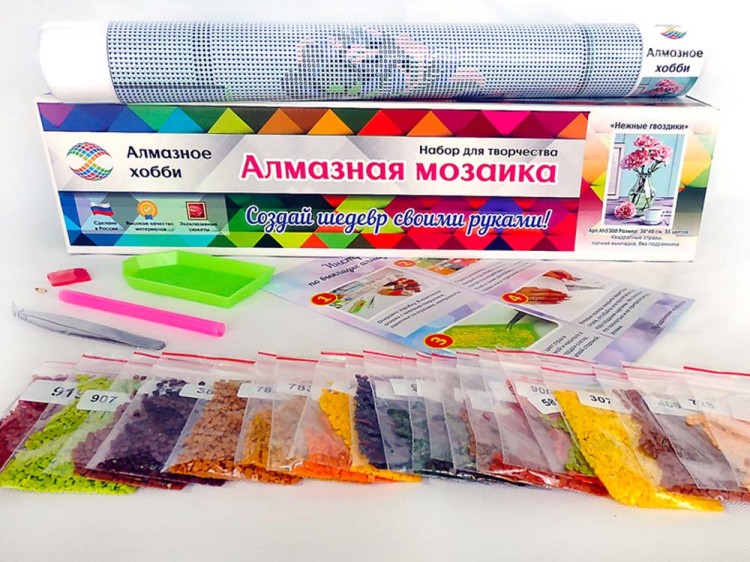 Алмазная вышивка «Прогулки по Москве» — картинка 6
