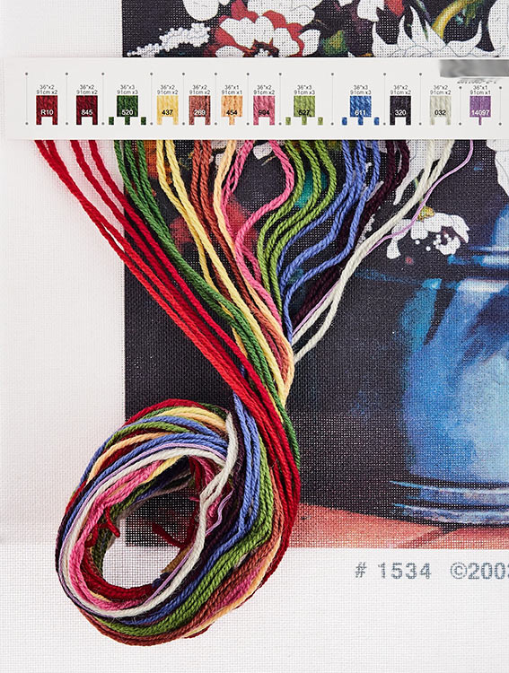 Набор для вышивания «Корзина цветов» — картинка 4