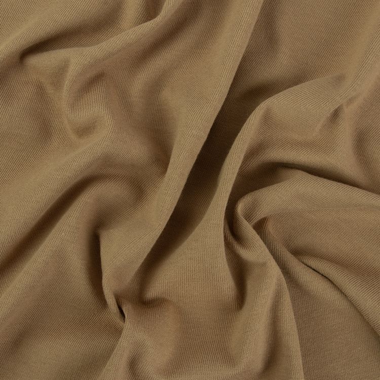 Трикотаж кукольный, 5 м x 165 см, 225 г/м2, 100% хлопок, цвет: №08 светло-коричневый, Peppy — картинка 3