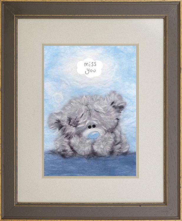 Картина шерстью «Татти Тедди скучает» — картинка 2