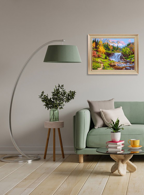 Картина по номерам «Горный ручей» — картинка 6