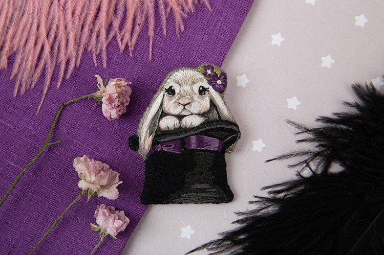 Набор для вышивания «Брошь. Малыш-фокусник» — картинка 5