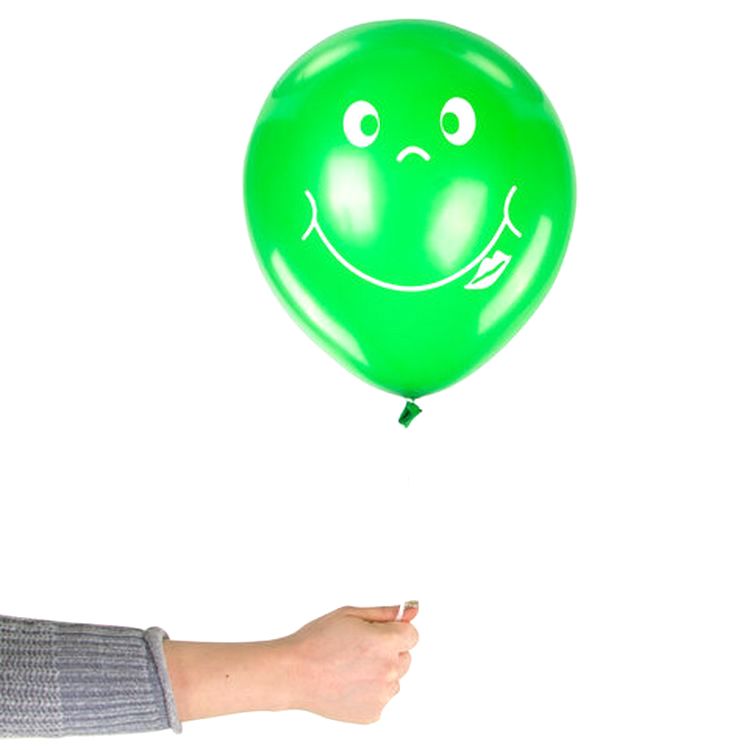 Шары воздушные «Смайл», 12" (30 см), комплект 50 шт., ассорти 10 цветов — картинка 5