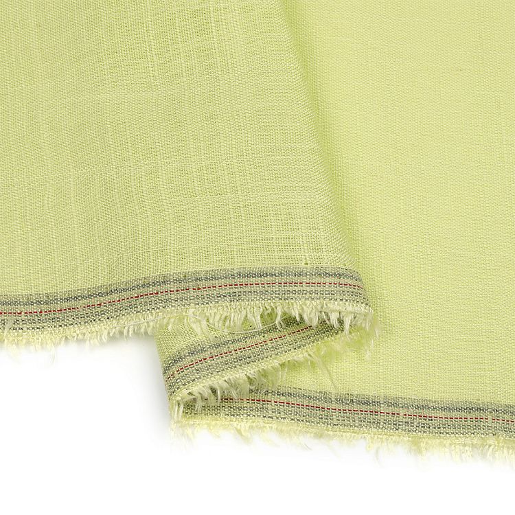 Ткань льняная, 190 г/м², 5 м x 140 см, цвет: лимон, TBY — картинка 4