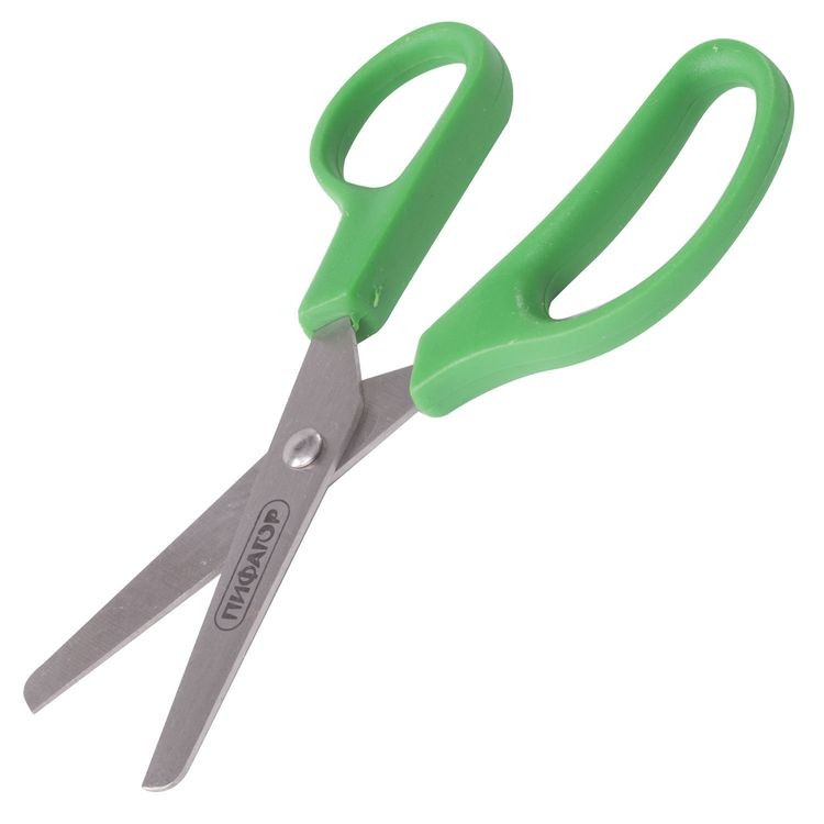 Ножницы 127 мм, асимметричные ручки, ПИФАГОР — картинка 5