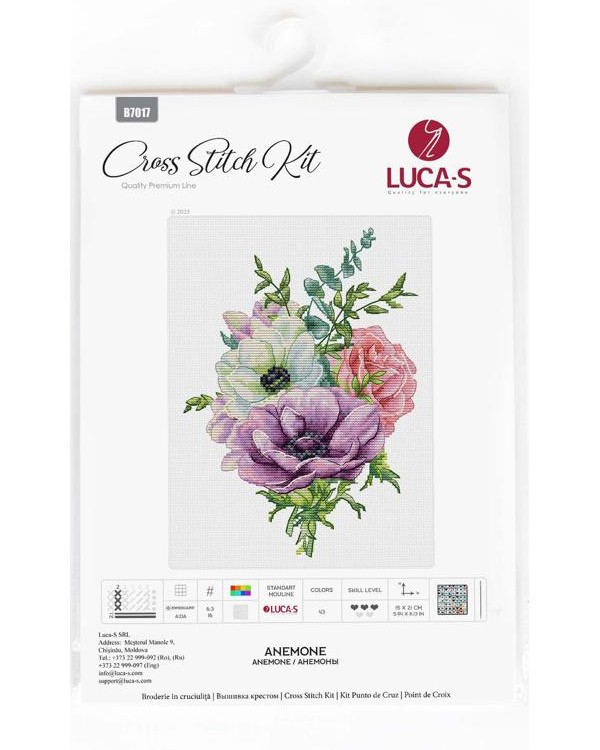 Набор для вышивания «Анемоны» — картинка 7