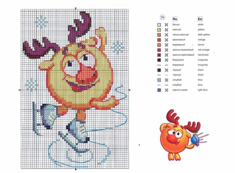 Набор для вышивания «Лосяш» — картинка 4
