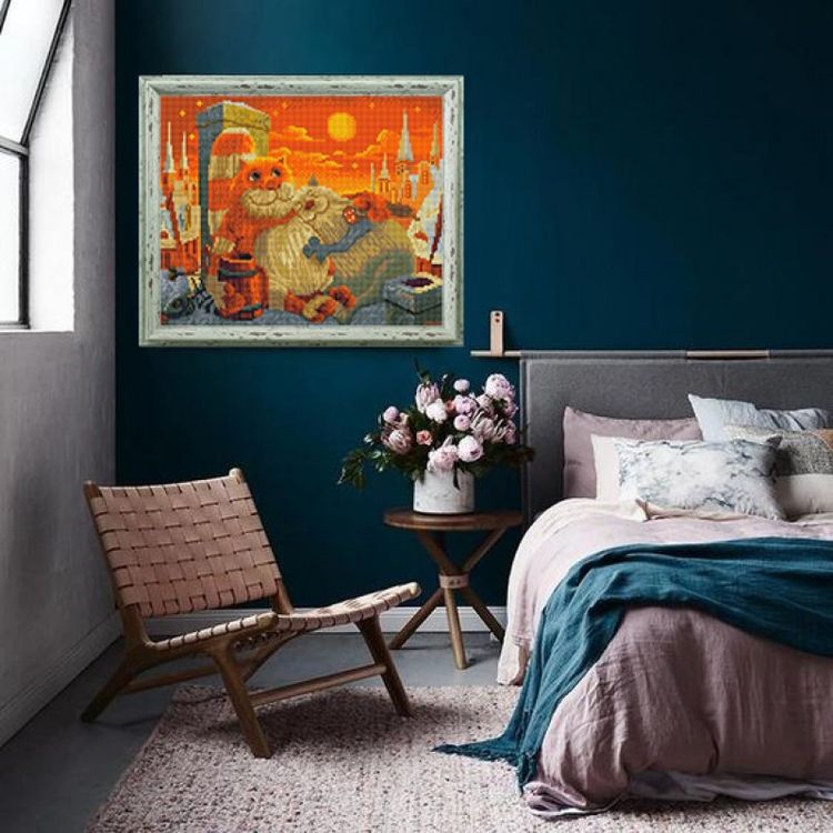 Алмазная вышивка «Поздний ужин» — картинка 10