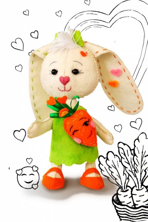 Набор для шитья «Зайка Любовь» — картинка 4