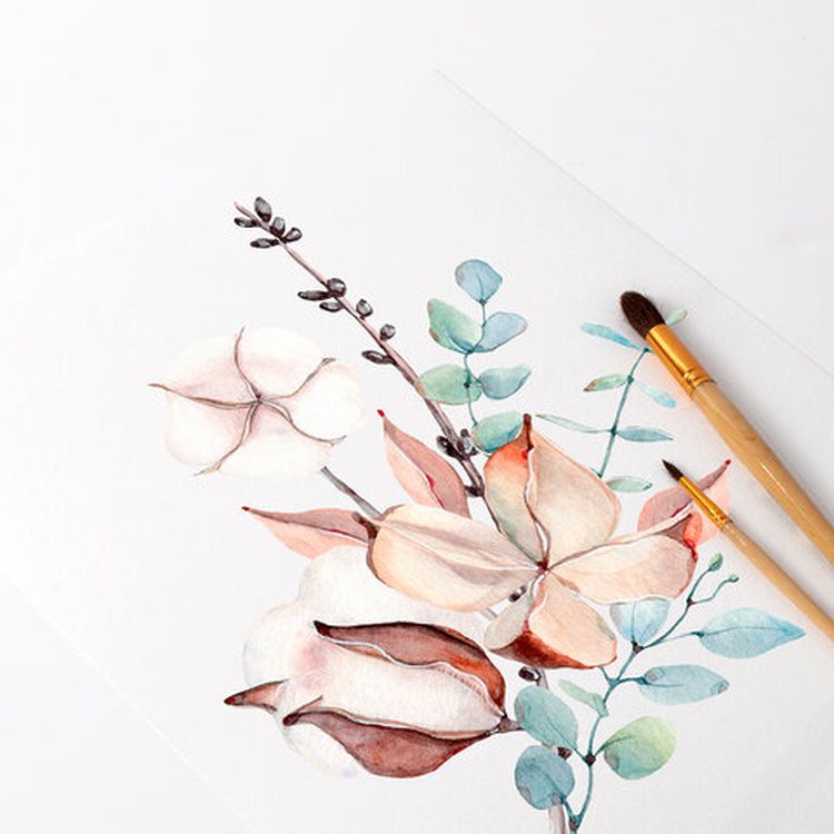 Бумага для акварели А4 «Гармония», среднее зерно, 200 г/м2, 20 л, BRAUBERG ART CLASSIC — картинка 6