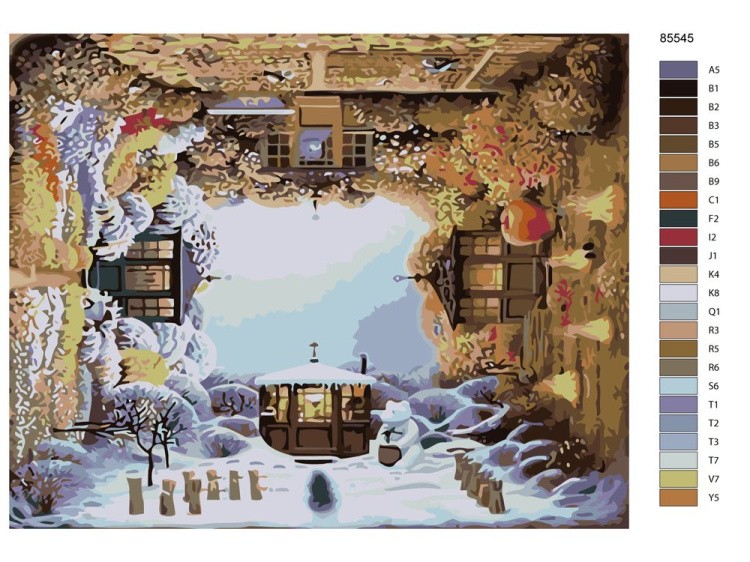 Картина по номерам «Времена года» — картинка 2