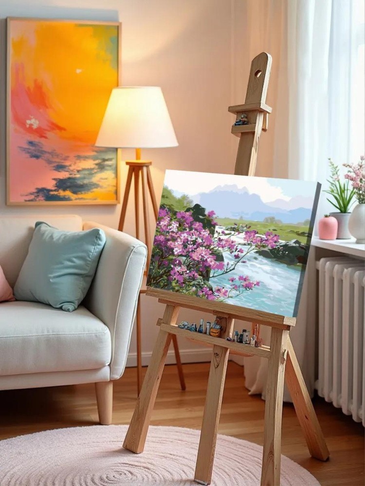 Картина по номерам «Весна в предгорье» — картинка 10