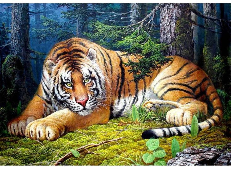 Картина по номерам «Хозяин тайги» — картинка 2