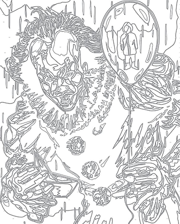 Картина по номерам «Оно» — картинка 2