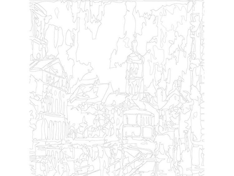 Картина по номерам «Питерский трамвай» — картинка 3