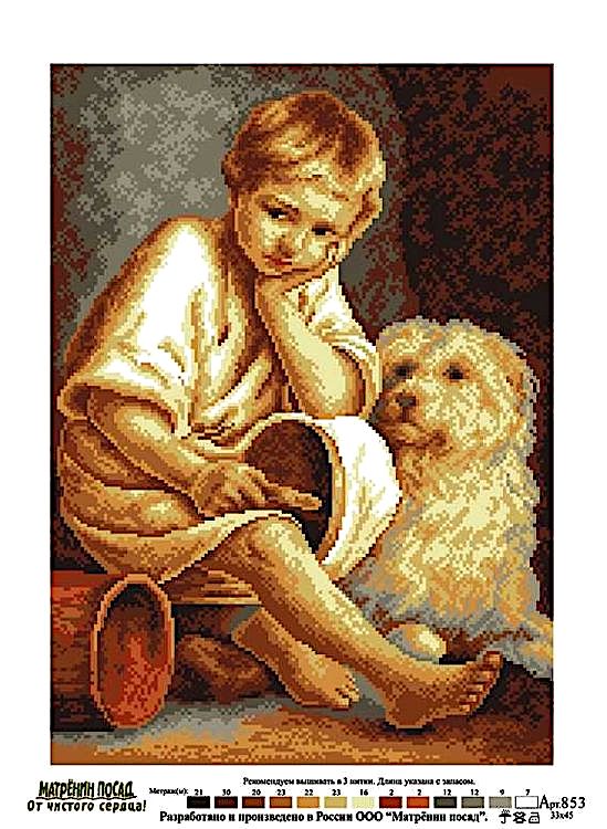 Рисунок на ткани «По мотивам А. Венецианова» — картинка 2