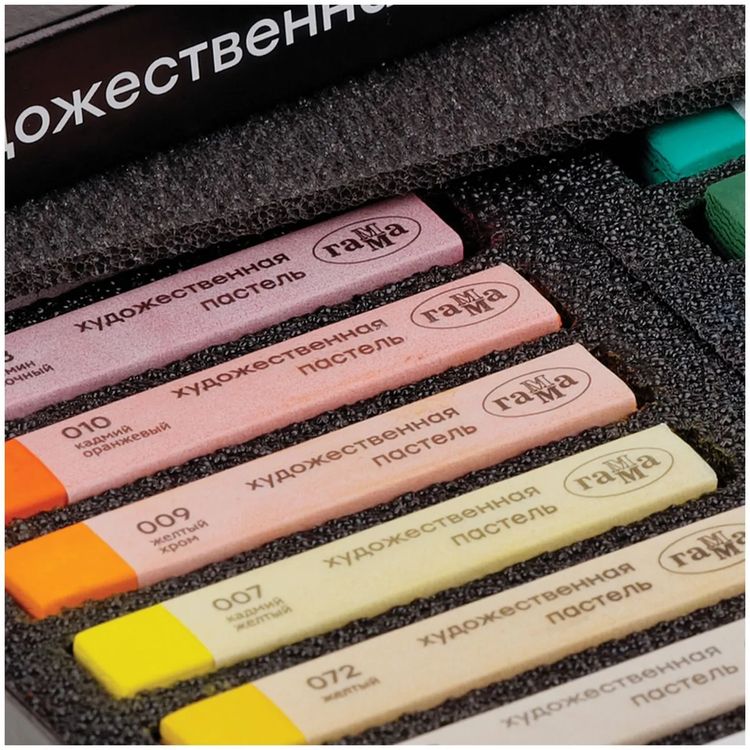 Пастель сухая художественная «Старый Мастер», 24 цв., базовые цв., квадратное сечение, Gamma — картинка 4