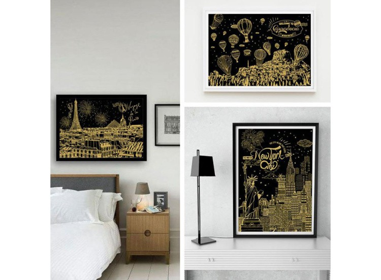 Скретч-картина «Нью-Йорк. Статуя Свободы» — картинка 4