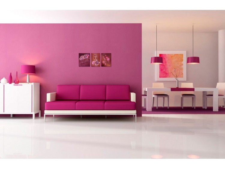 Набор вышивки бисером «Триптих Розовые орхидеи» — картинка 2