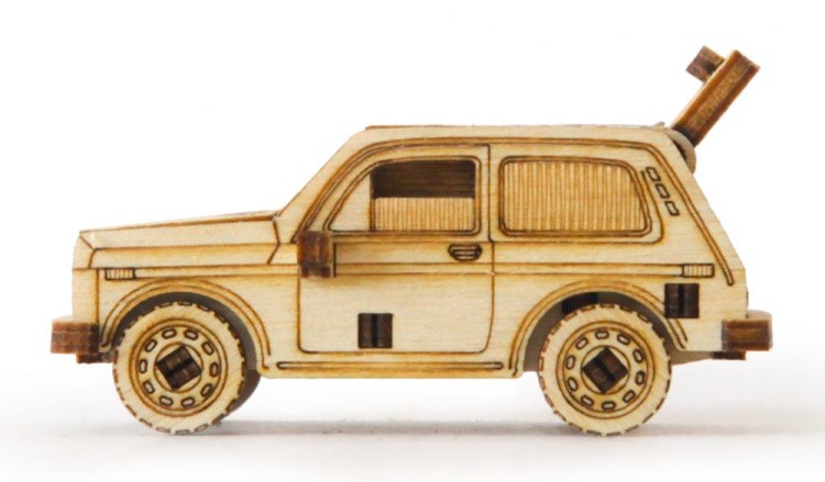 Конструктор из дерева «Автомобиль Нива» — картинка 3