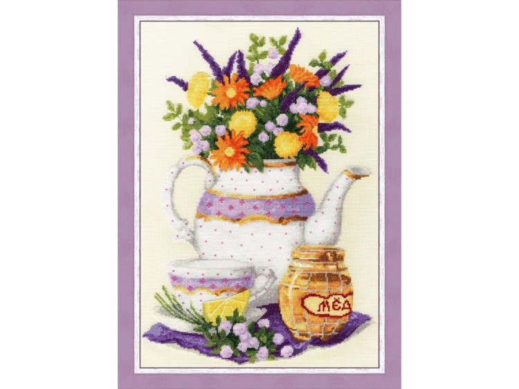 Набор для вышивания «Лаванда и мёд» — картинка 2