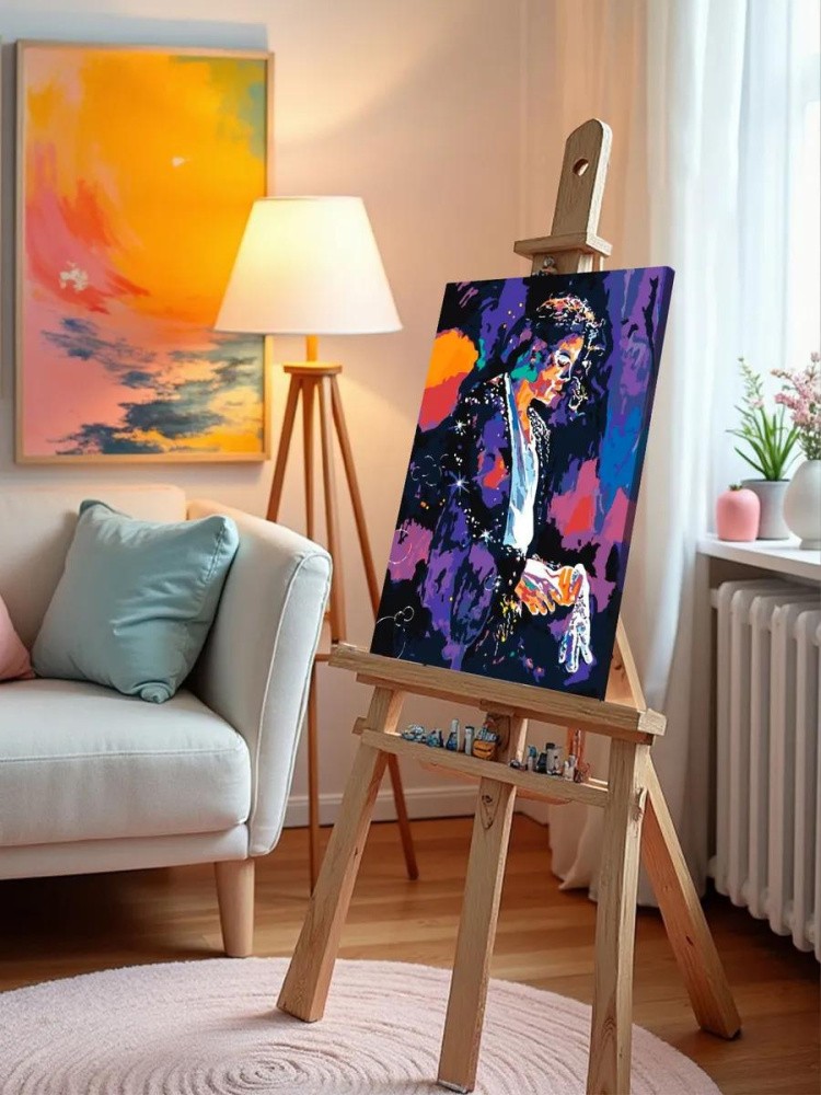 Картина по номерам «Майкл Джексон» — картинка 9