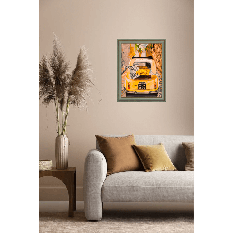 Картина по номерам «Машина с лимонами» — картинка 6