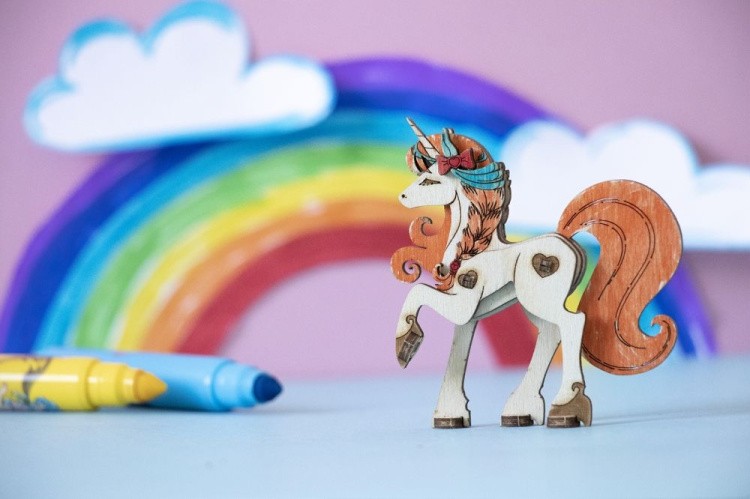 Конструктор из дерева «Единорог», UNIWOOD — картинка 4