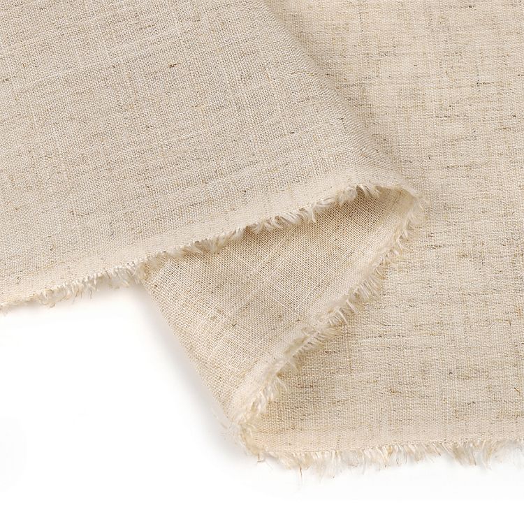 Ткань льняная, 1 м x 140 см, 190 г/м², цвет: натуральный, TBY — картинка 4