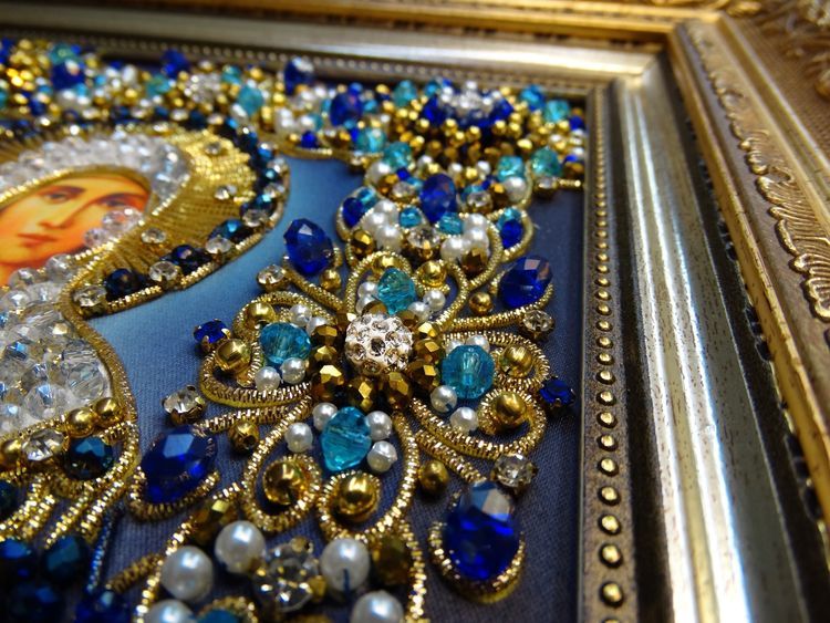 Набор вышивки хрустальными камнями «Святая Дарья» — картинка 8