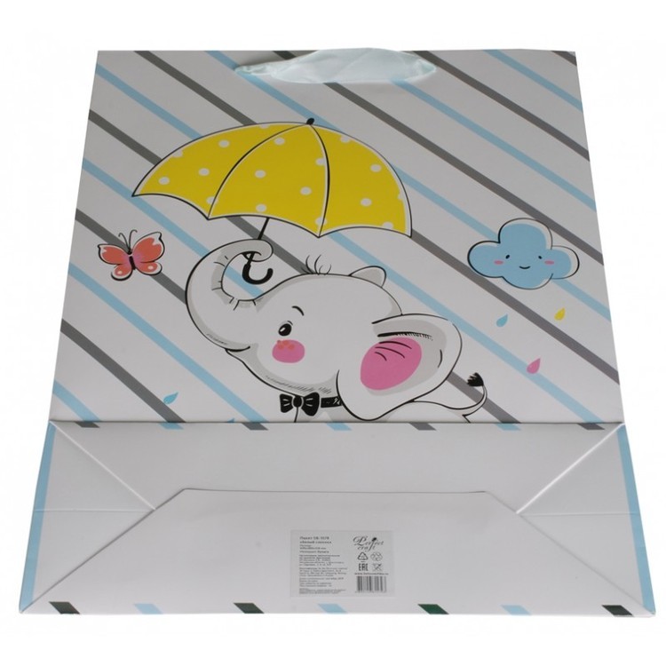 Подарочный пакет «Белый слоник» — картинка 6