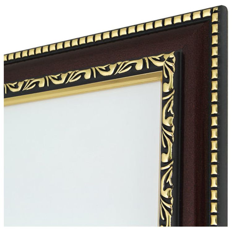 Рамка бизнес-класса 40х60 см, цвет: орех, багет 28 мм — картинка 2