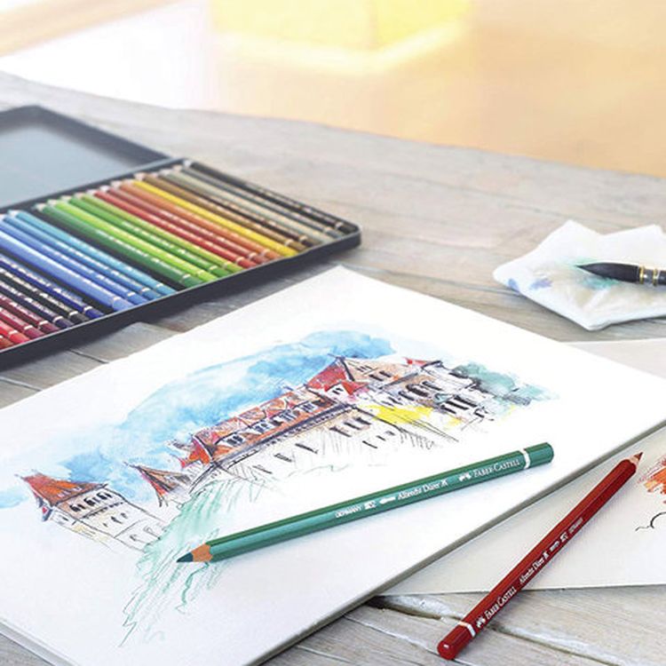 Карандаши цветные акварельные художественные FABER-CASTELL «Albrecht Durer», 120 цв. — картинка 5