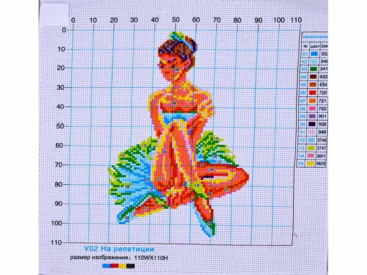 Набор для вышивания «На репетиции» — картинка 4