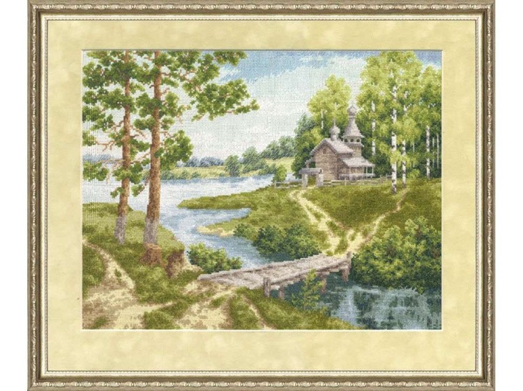 Набор для вышивания «Часовня на берегу» — картинка 2