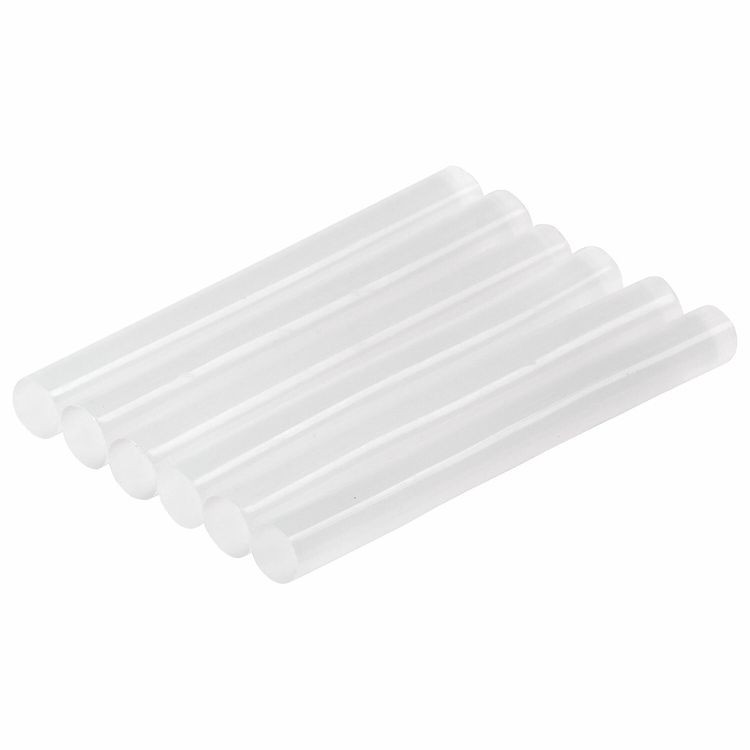 Клеевые стержни, диаметр 11 мм, длина 100 мм, прозрачные, комплект 6 шт., Brauberg — картинка 2