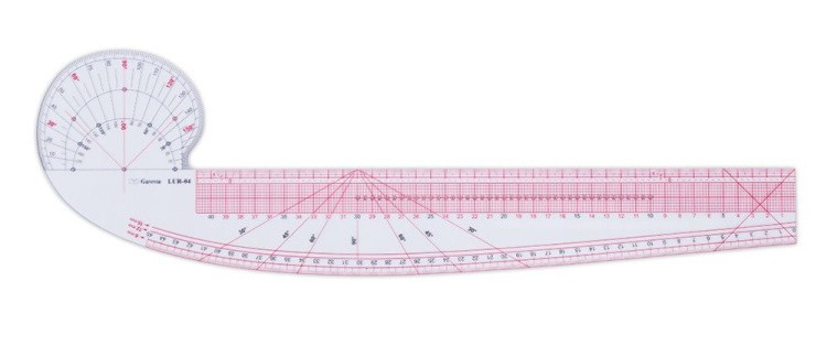 Лекало французское, толщина 2 мм, 52х15,5 см, Gamma — картинка 2