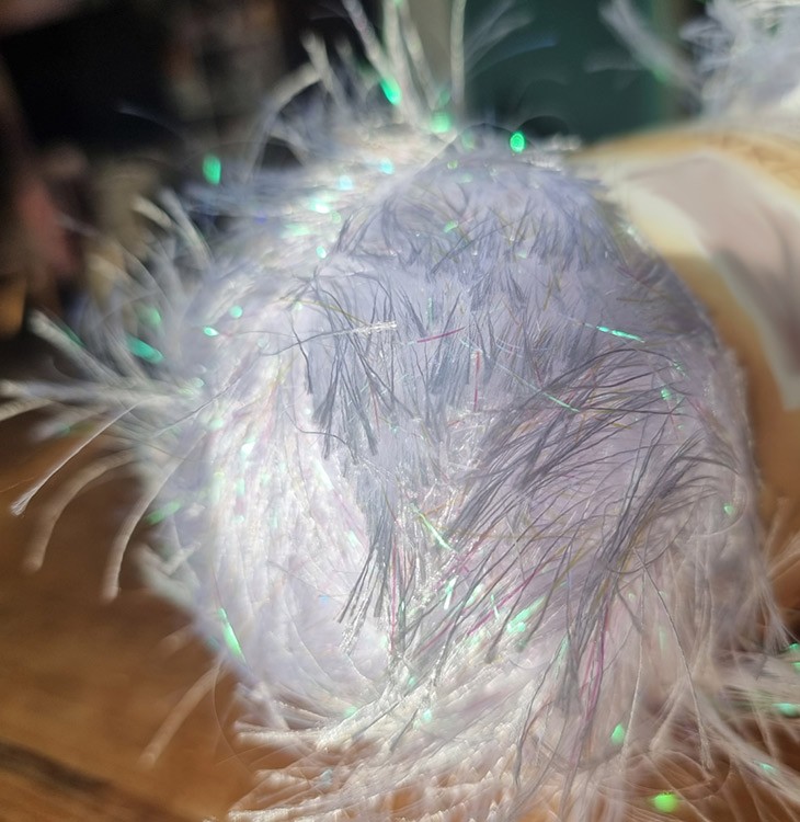 Пряжа Visantia TRAFKA SALUT (0067), молочный, 5 шт. по 200 г — картинка 3