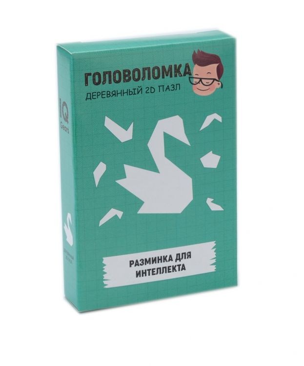 Головоломка деревянная Лебедь, 6 элементов — картинка 2